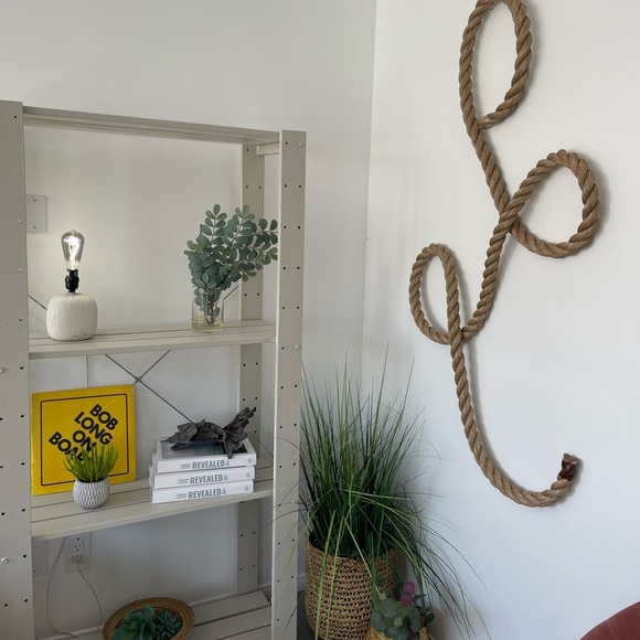 Vintage mid century mcm table ceramic white handpainted lamp working 9” decor - Picture 9 of 17